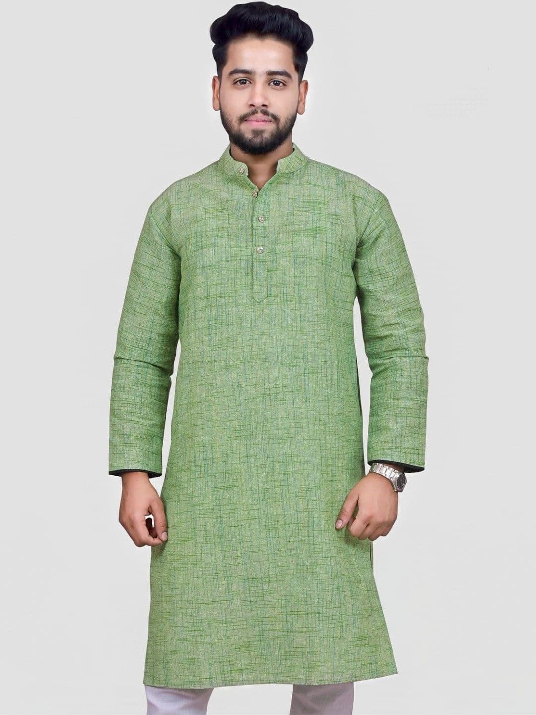 Sypher Boutique Men Printed Khadi Kurta - view 1