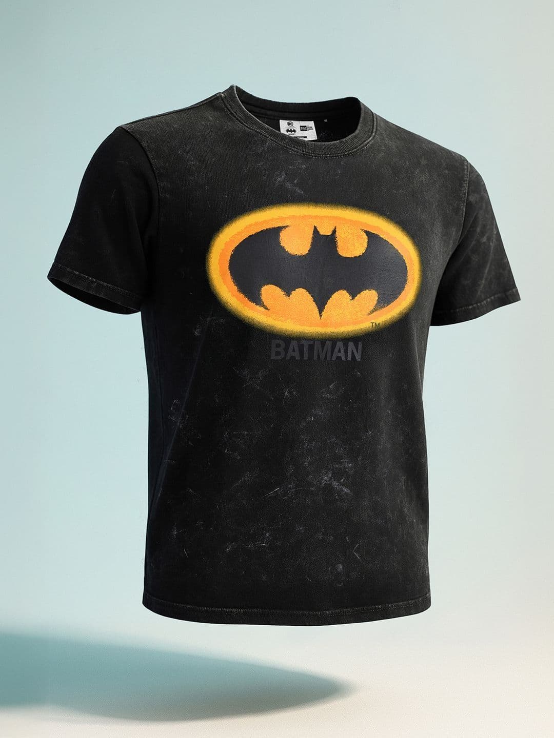 The Indian Garage Co Men Batman Printed Boxy T-shirt - view 1