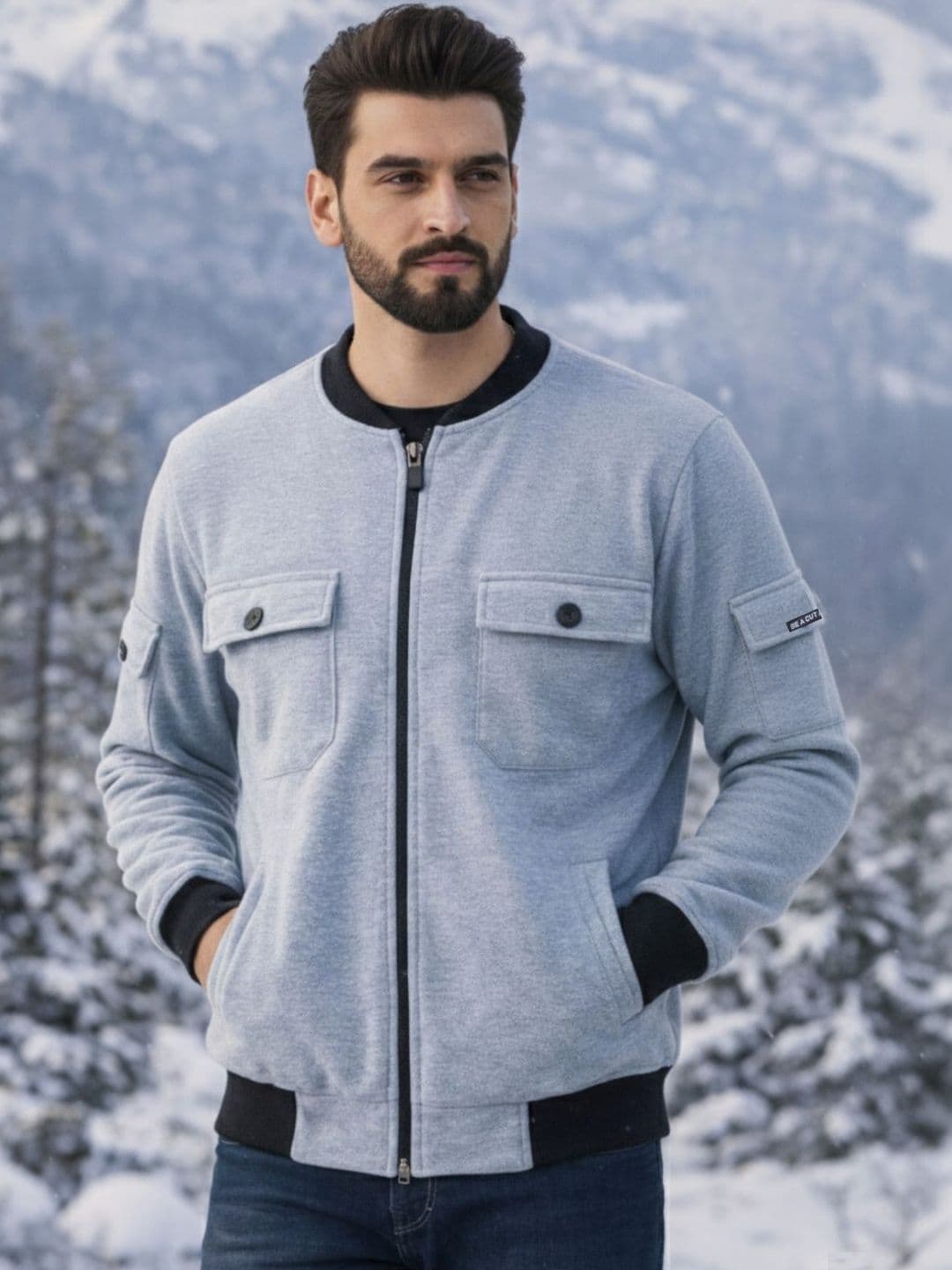 TOXA Men Fleece Lightweight Bomber Jacket - view 1