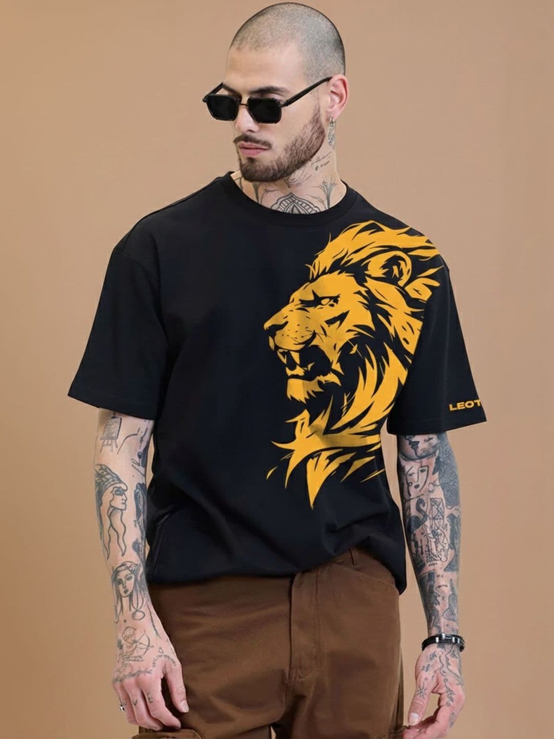 Leotude Men Lion King Printed T-shirt - view 1