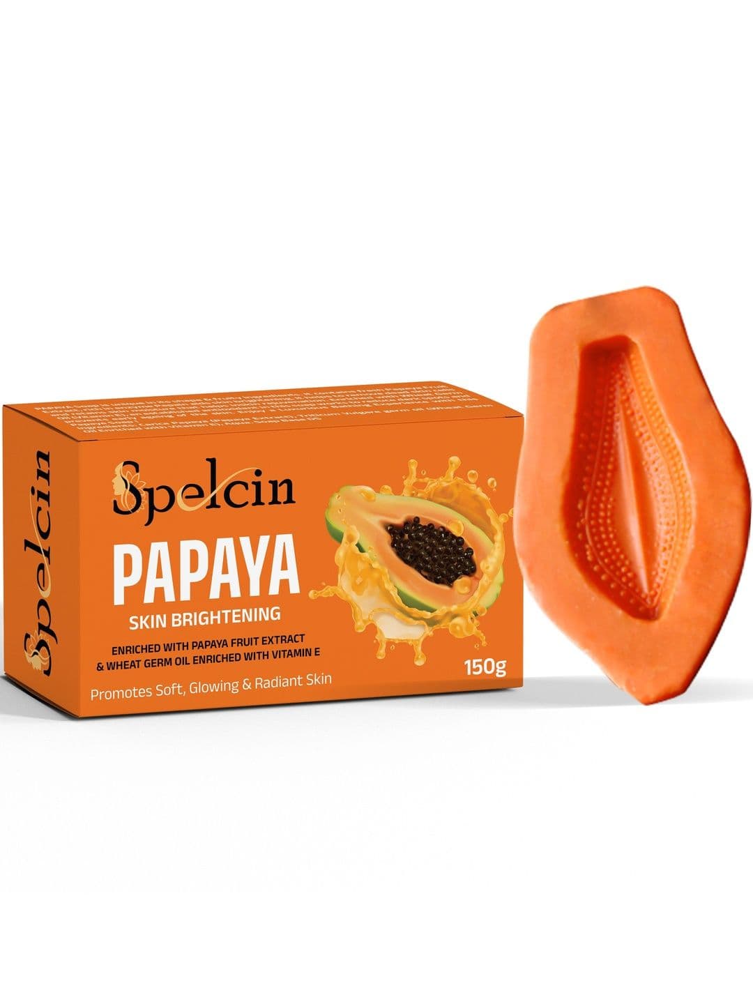 Spelcin Body Tan Removal Papaya Extract Soap - 150 g - view 1