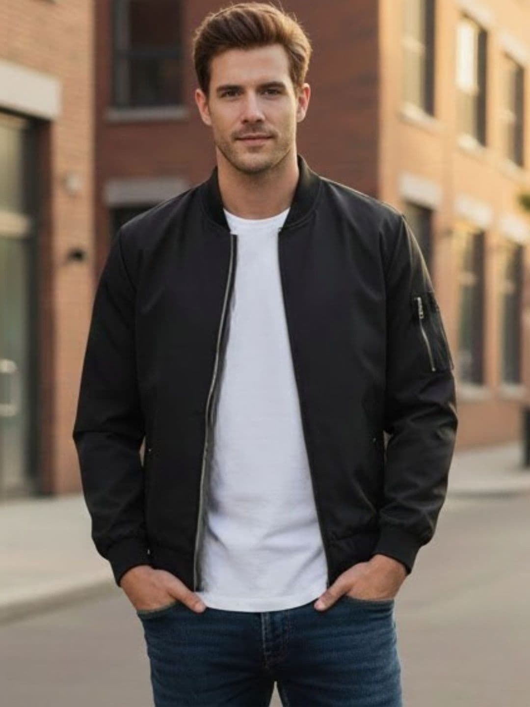 MIA FASHION Men Water Resistant Bomber Jacket - view 1