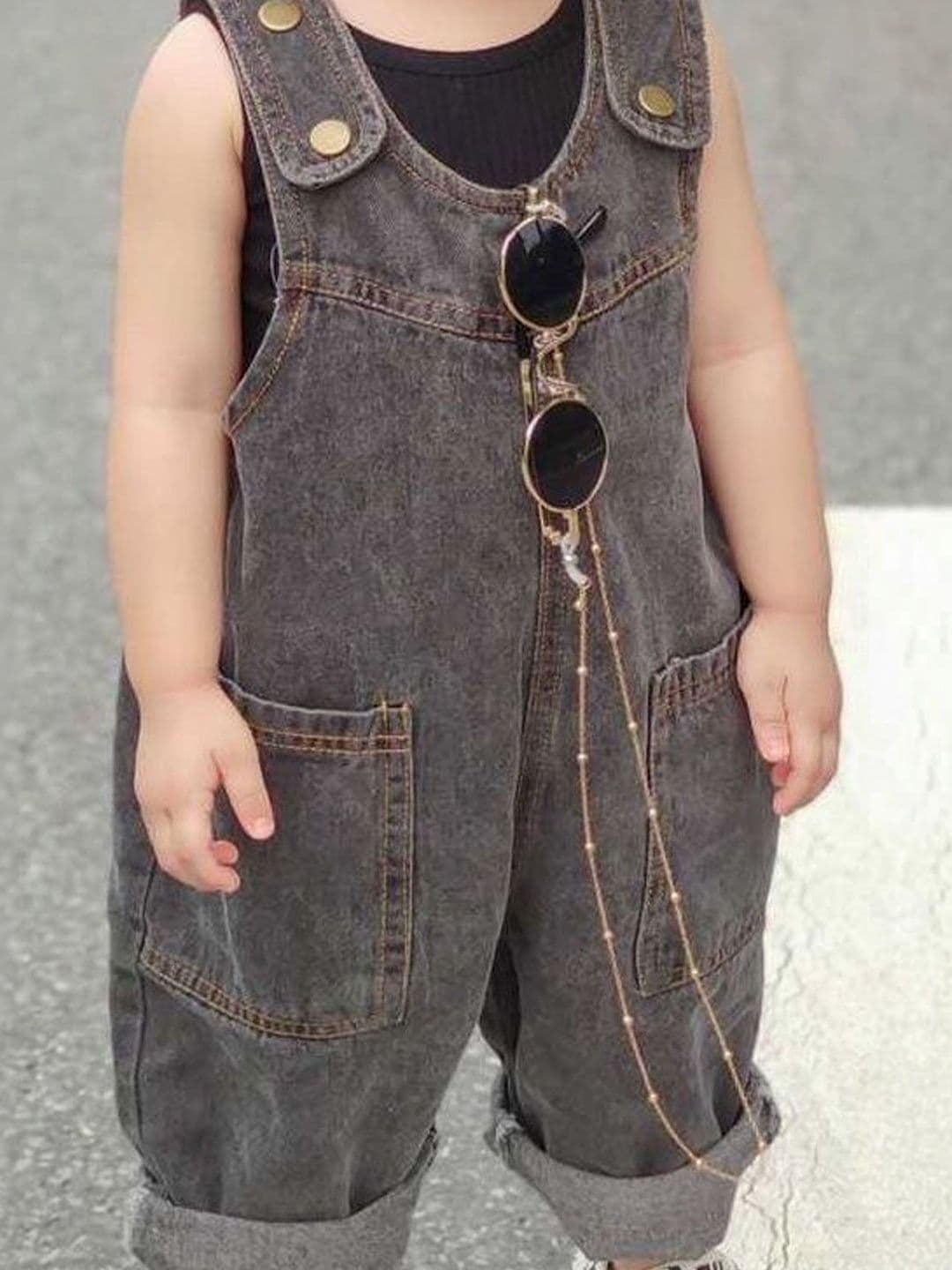 FOREVER FRIDAY Boys Slim-Fit Dungarees - view 1