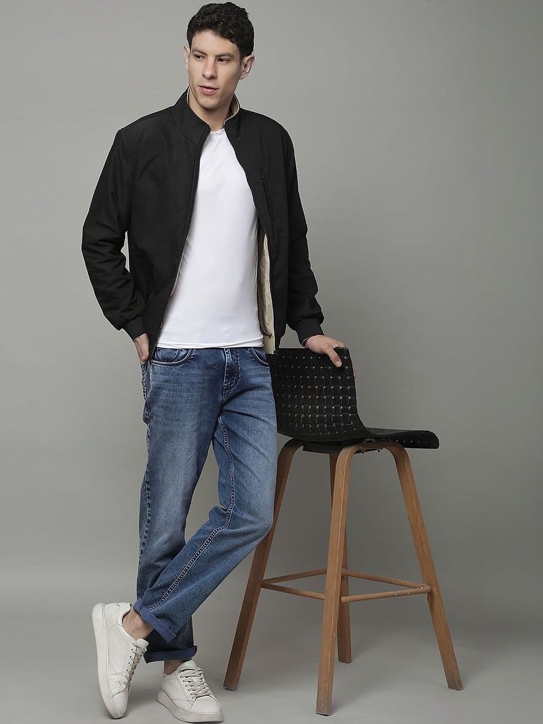 Cantabil Men Reversible Bomber Jacket - view 1