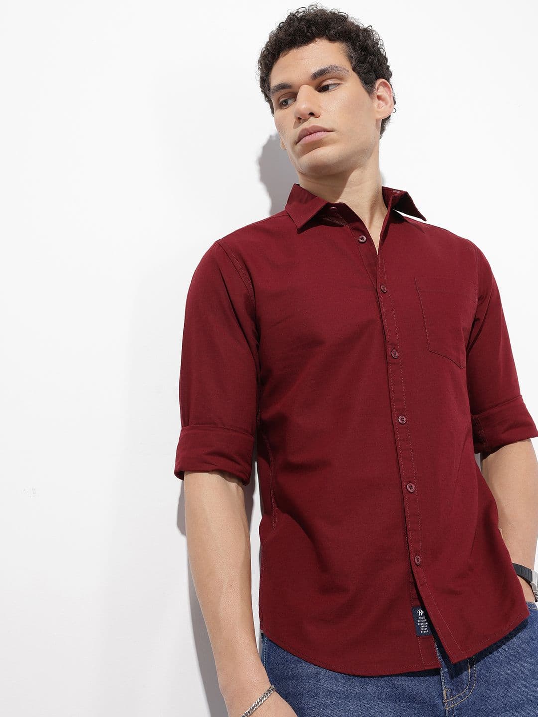 The Roadster Life Co. Cotton-Linen Casual Shirt - view 1