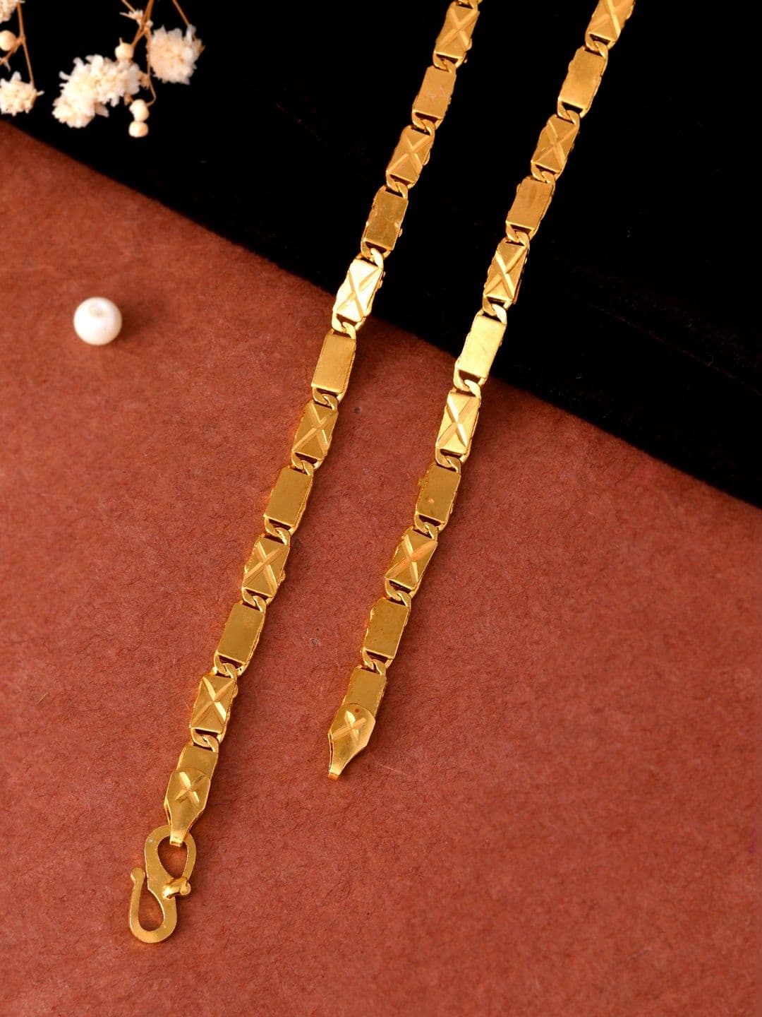 Anouk Men Brass Gold-Plated Chain - view 1