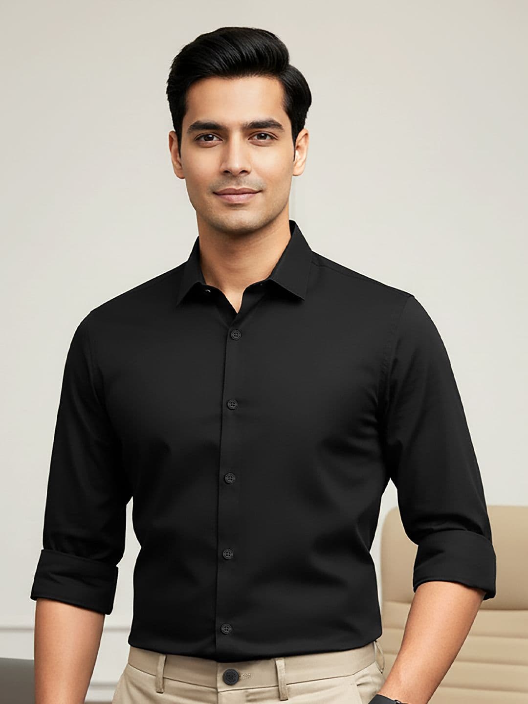 Beyoung Opaque Casual Cotton Shirt - view 1
