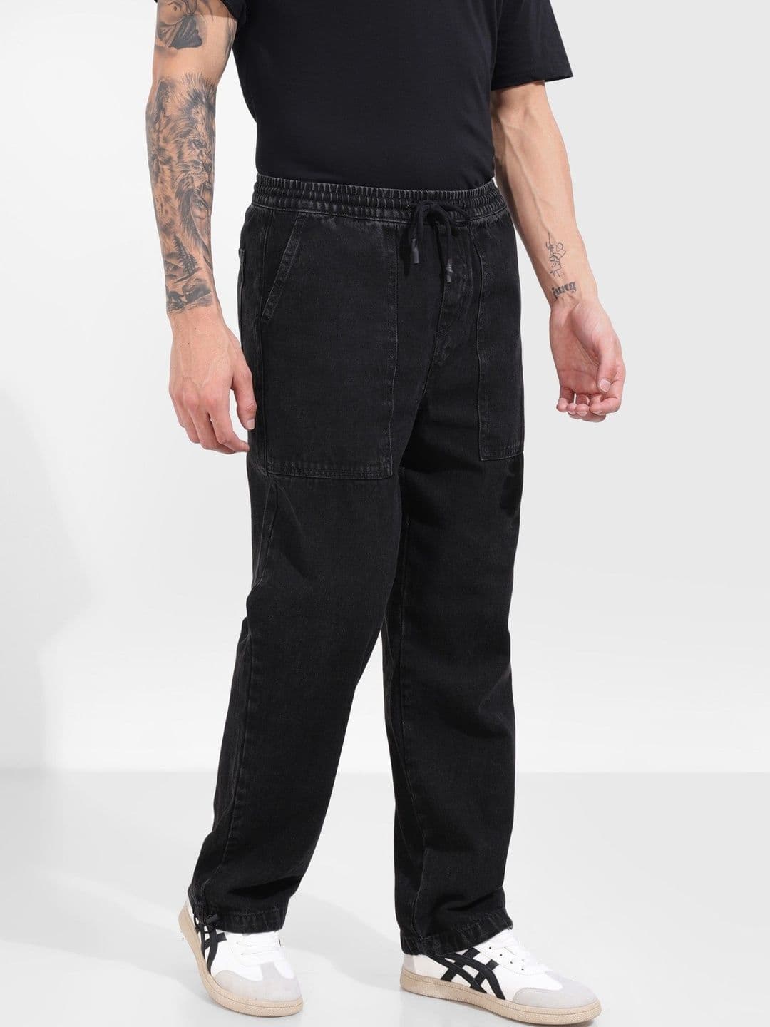 The Indian Garage Co Men Relaxed Fit Mid-Rise Light Fade Jeans - view 1