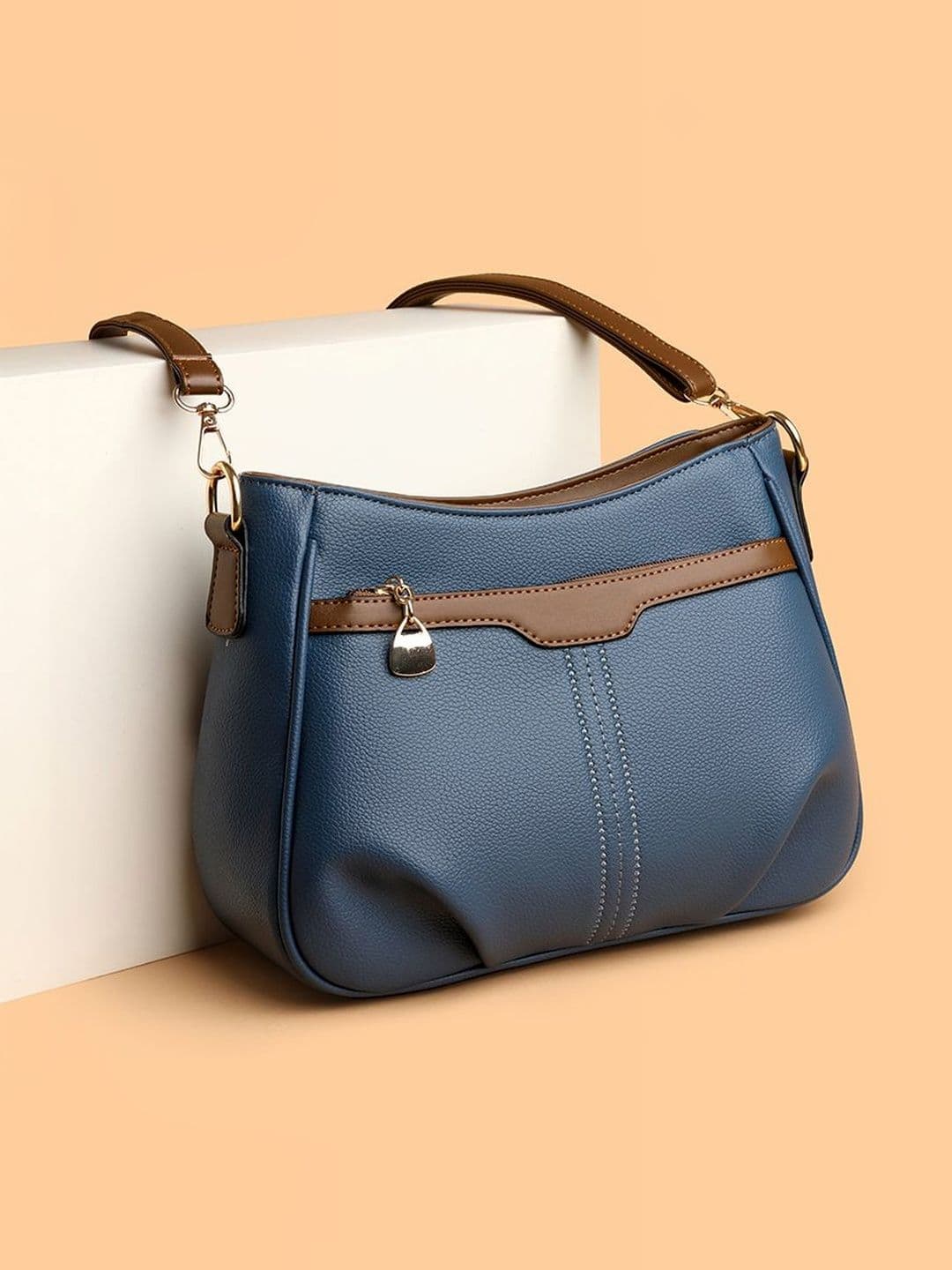 CORSICA Textured PU Handheld Bag - view 1