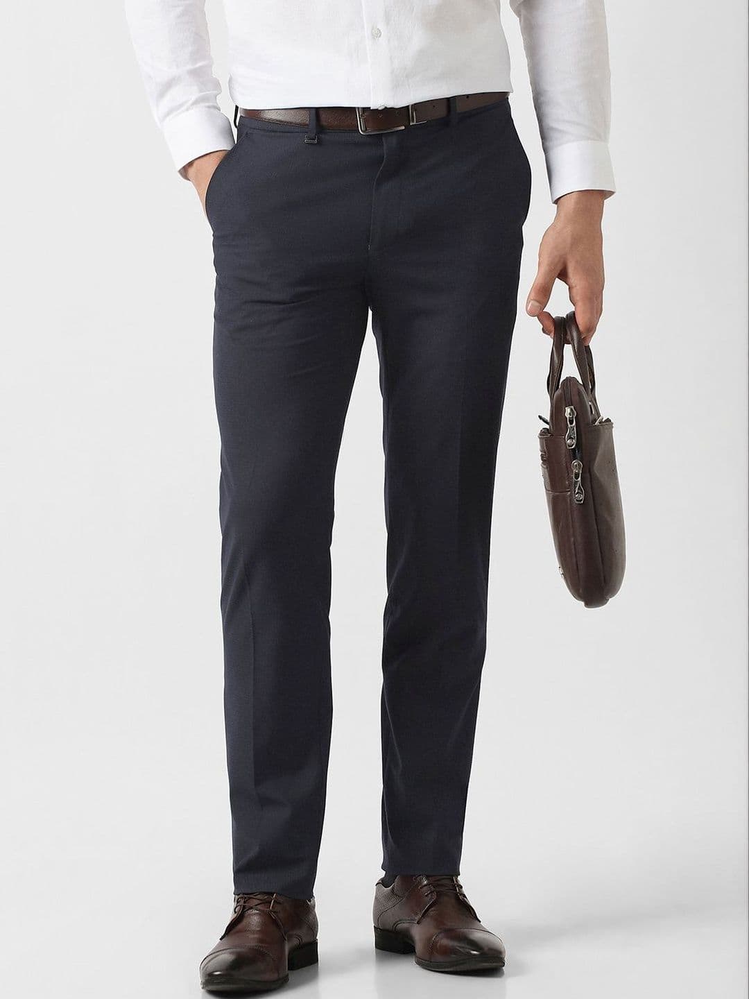 Van Heusen Men Slim Fit Trousers - view 1