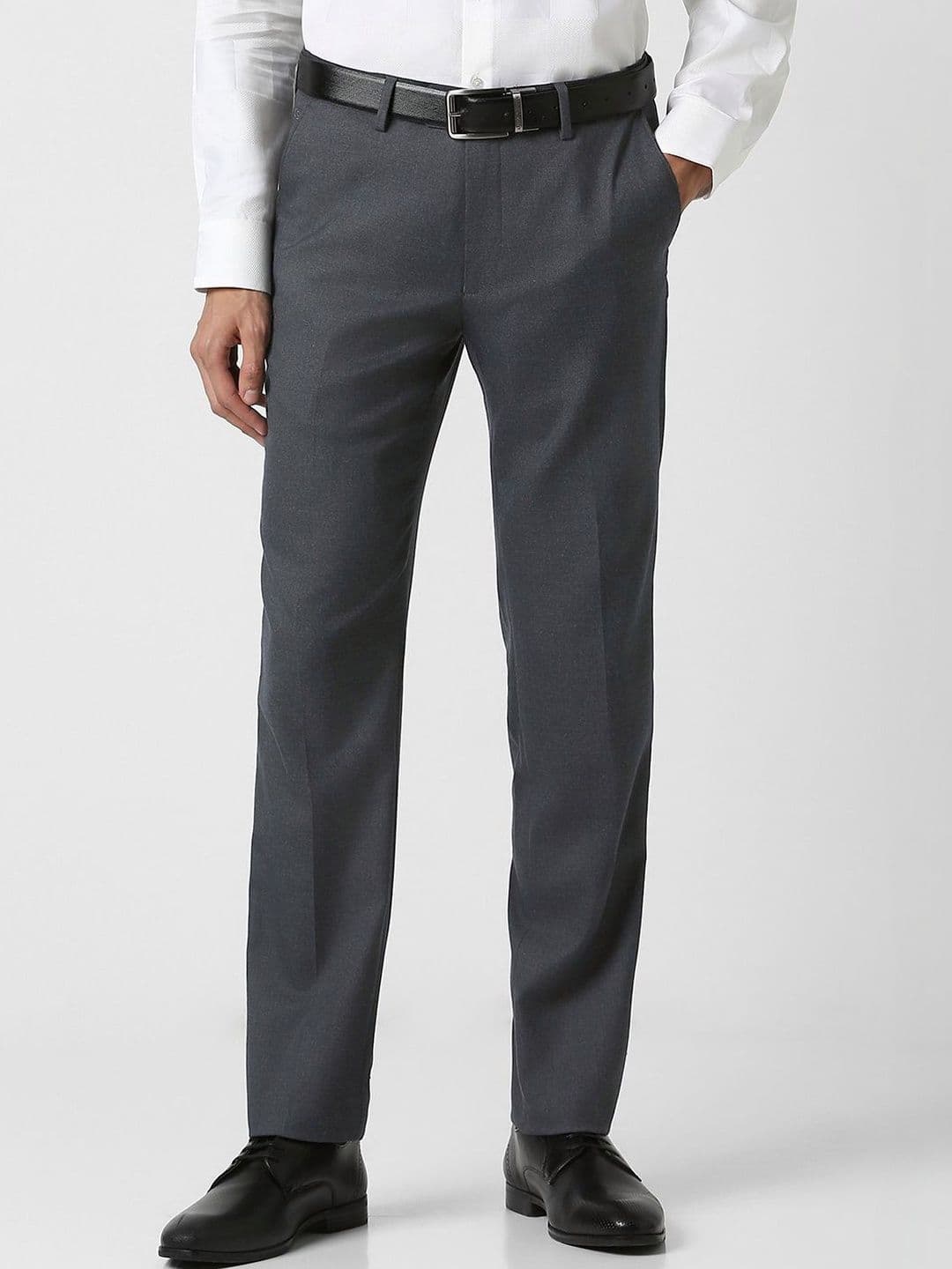 Peter England Men Slim Fit Trousers - view 1