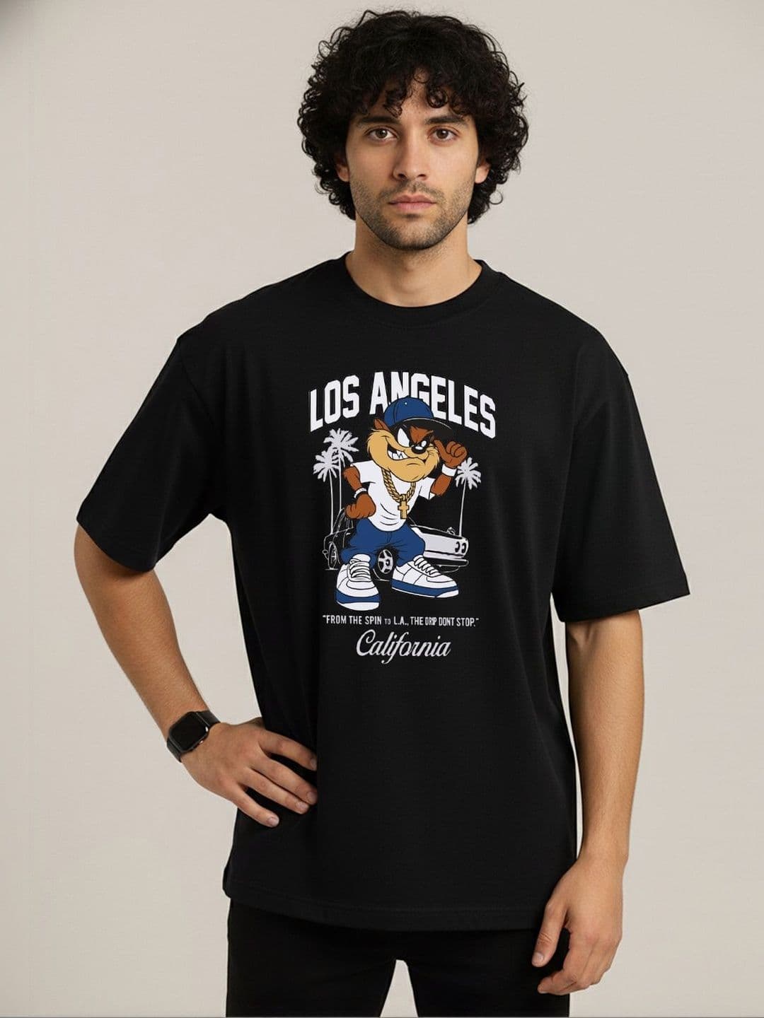 Organic Chics Men Looney Tunes Printed T-shirt - view 1