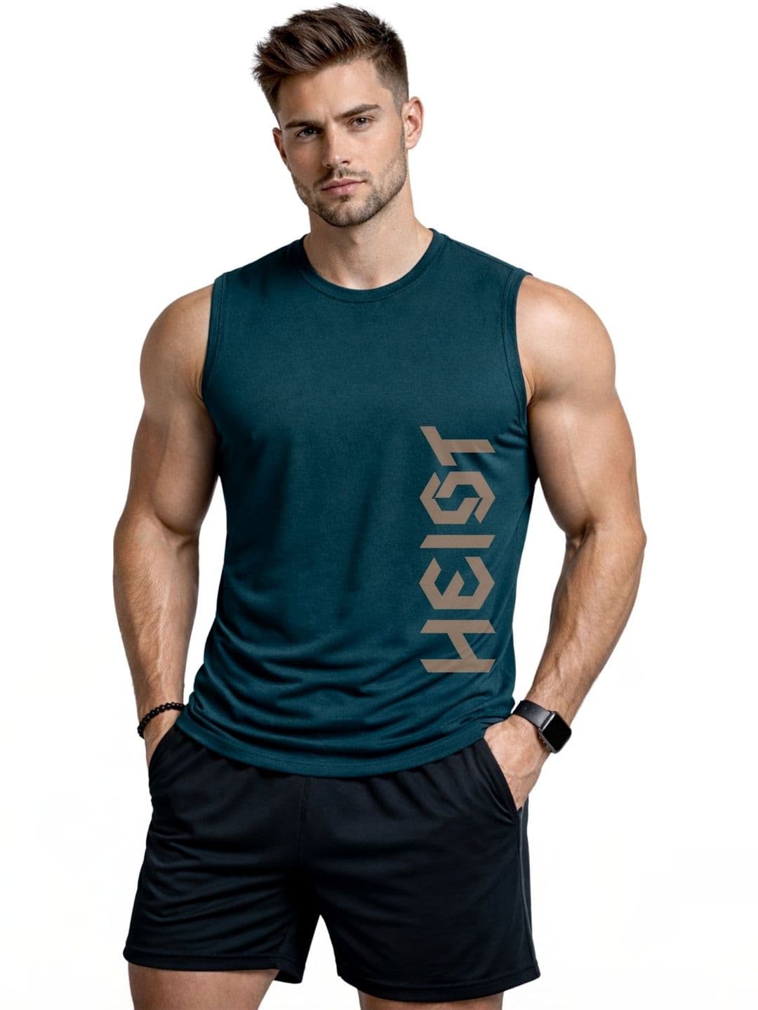3Colors Printed Dri-FIT Sleeveless Innerwear Vests - view 1