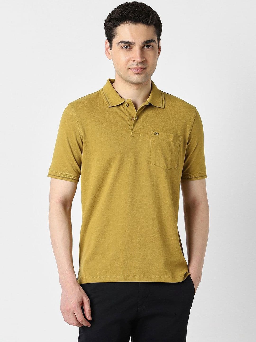 Peter England Men Polo Collar Pockets T-shirt - view 1