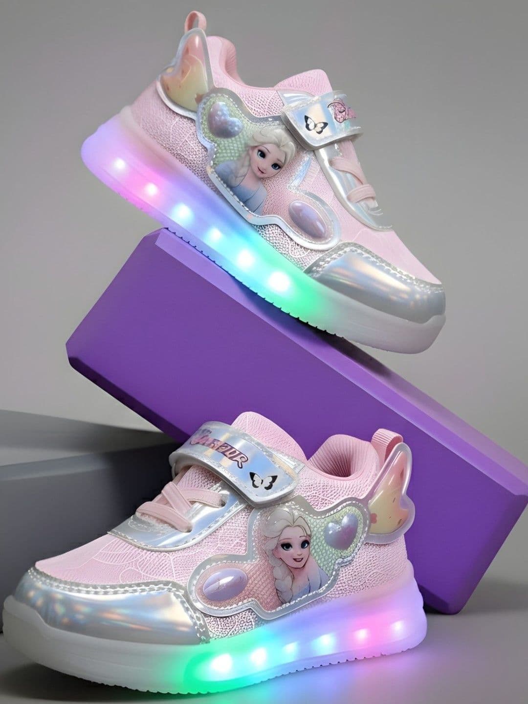 HOOH Now Comfort in Fashion Girls Elsa Printed Sneakers - view 1