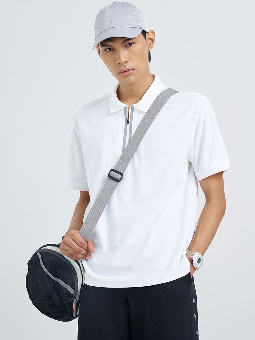 Ajile by Pantaloons Men Polo Collar T-shirt - view 1
