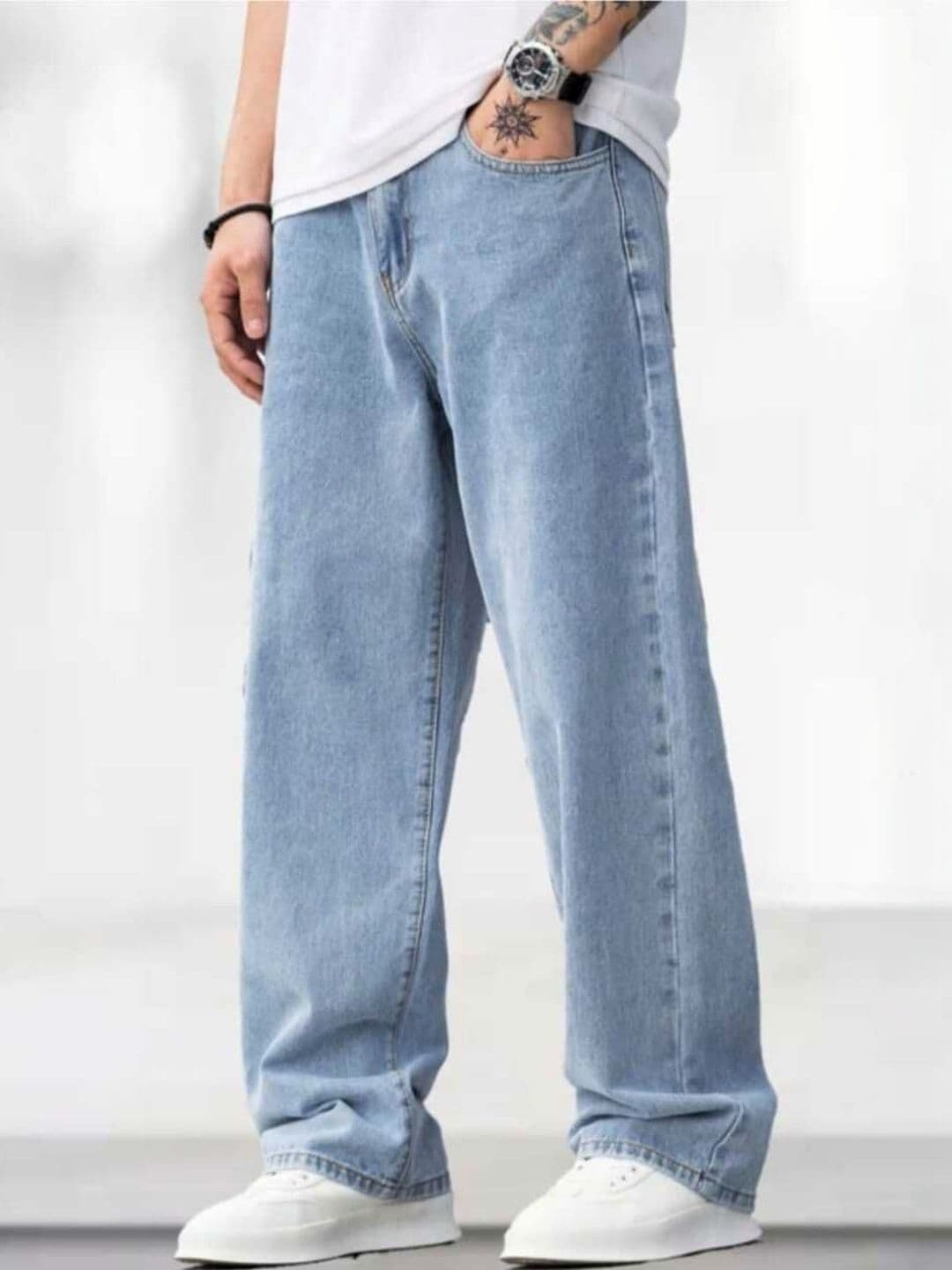 PRJ IN STYLE Men Straight Fit Mid-Rise Jeans - view 1