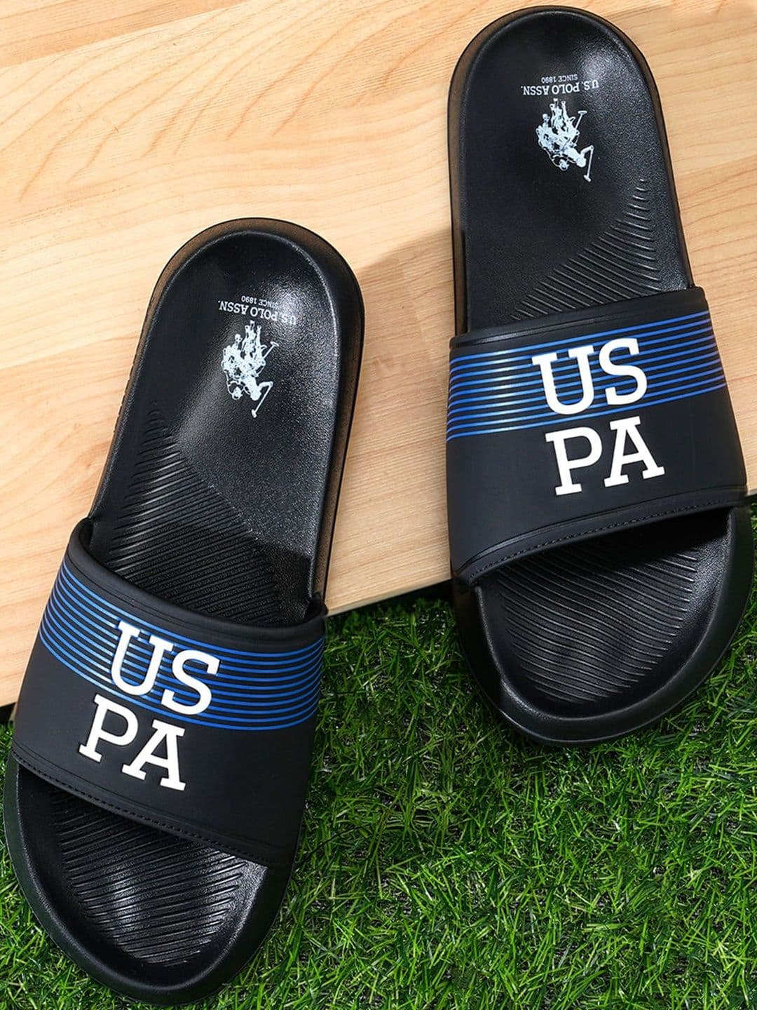 U.S. Polo Assn. Men Printed Sliders - view 1