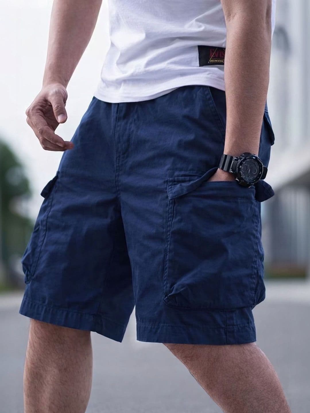 COMBRAIDED Men Cargo Shorts - view 1