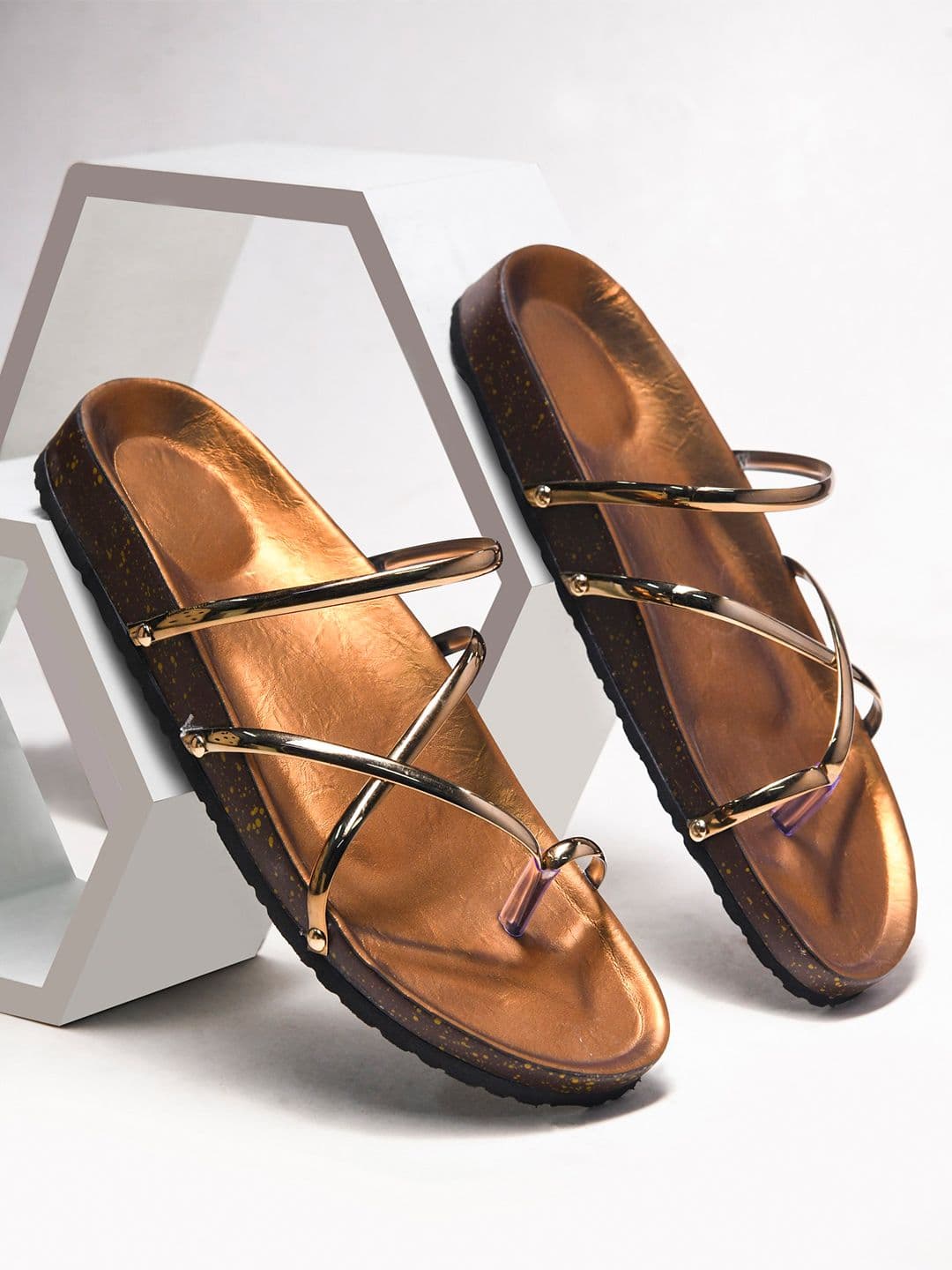 Try Me Women One Toe Flats - view 1