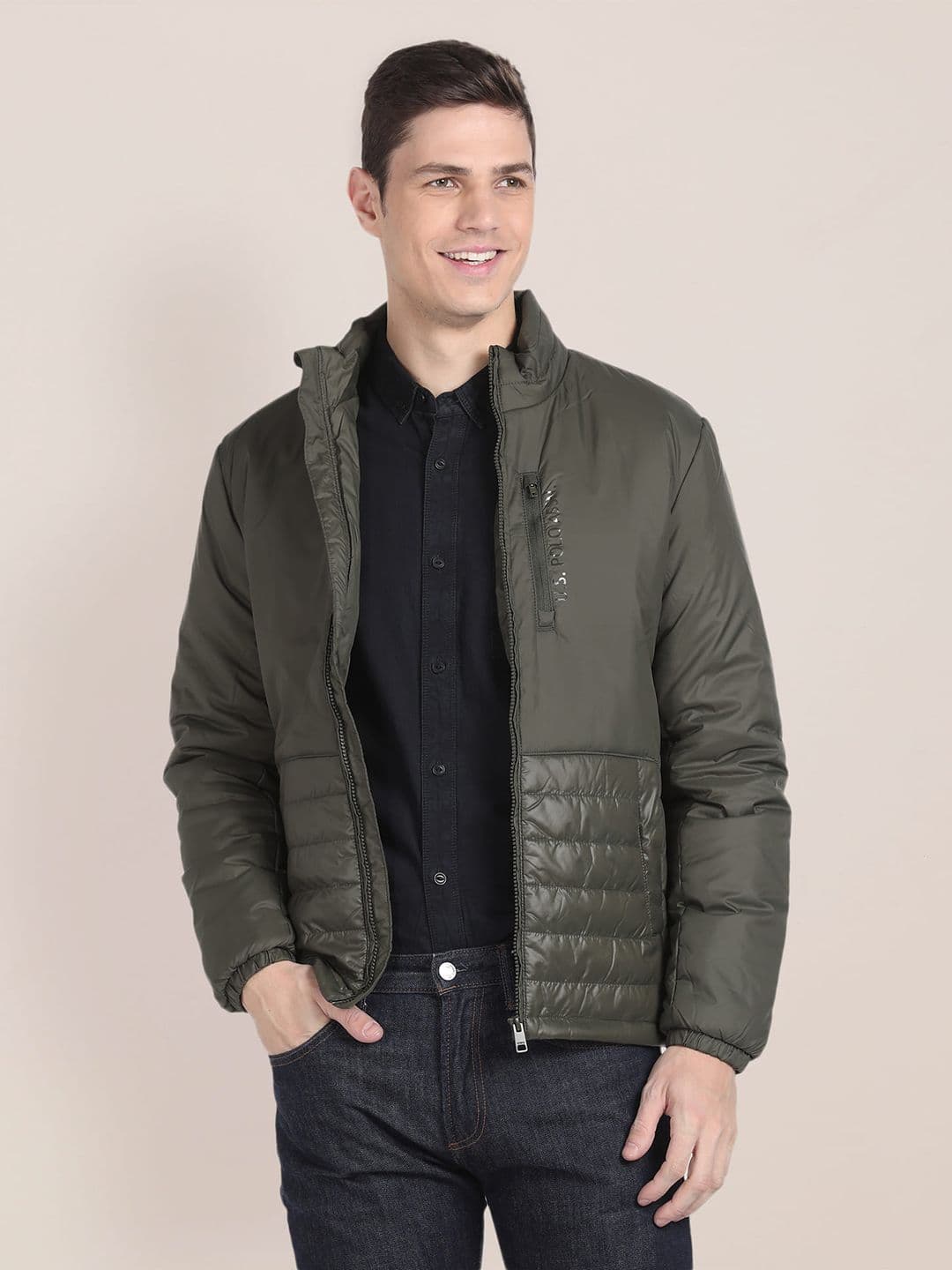 U.S. Polo Assn. Solid Padded Jacket - view 1