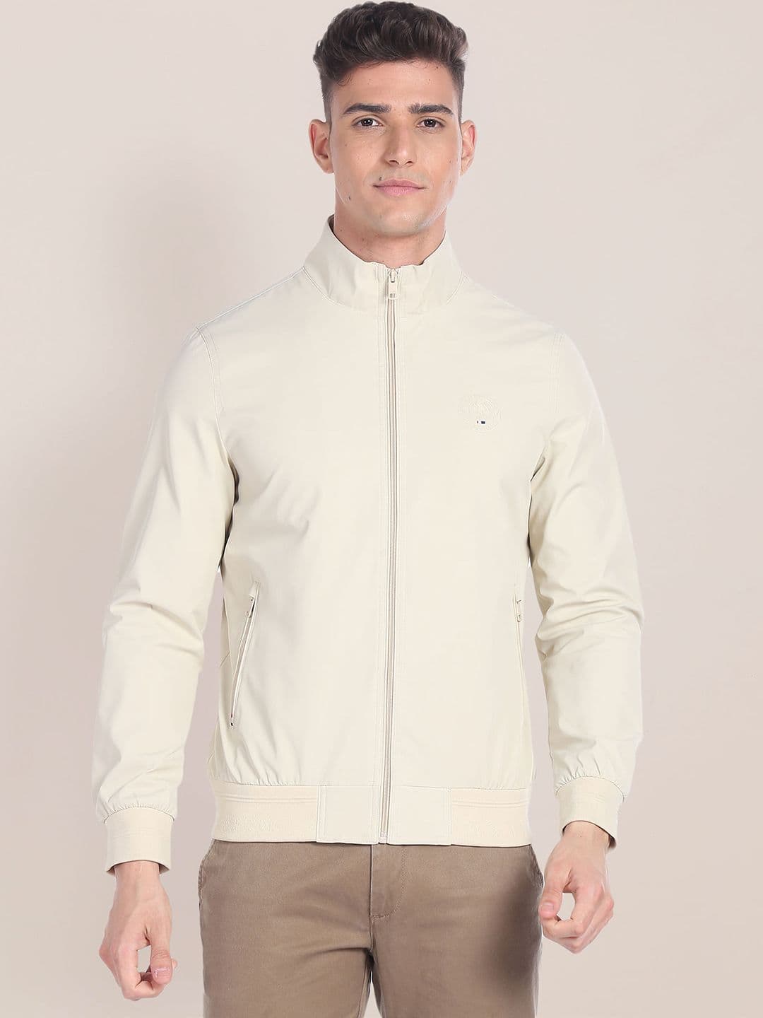 U.S. Polo Assn. Mock Collar Bomber Jacket - view 1