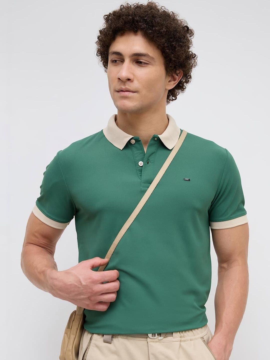 nostrum Polo Collar Short Sleeves Regular Fit T-Shirt - view 1