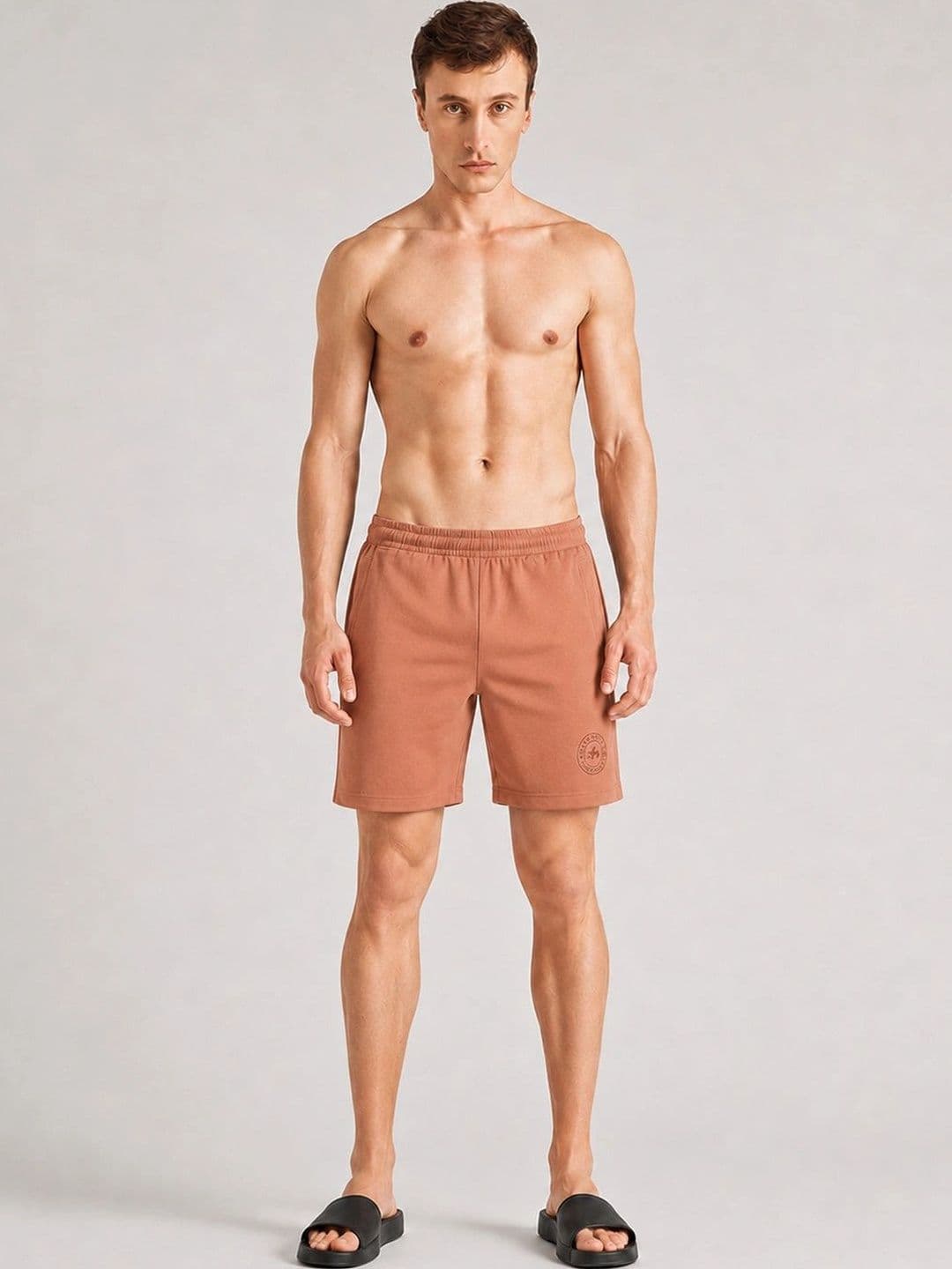 Pepe Jeans Men Solid Mid-Rise Lounge Shorts - view 1