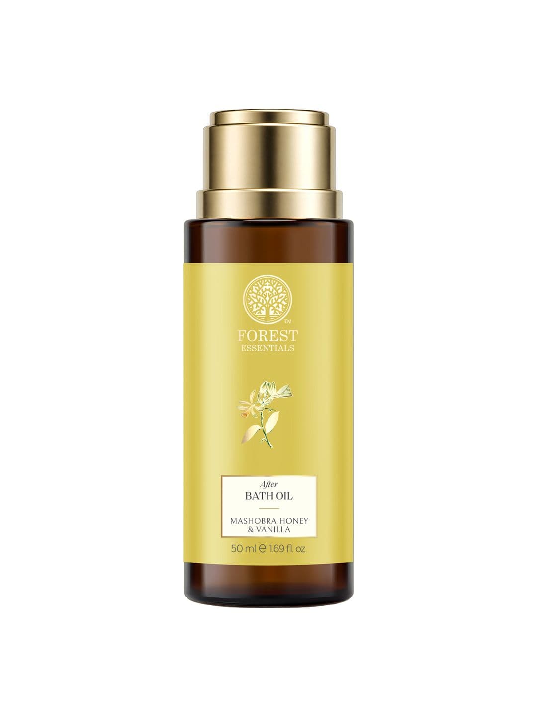 Forest Essentials Ayurvedic Mashobra Honey & Vanilla Travel Size After Bath Oil - 50 ml - view 1