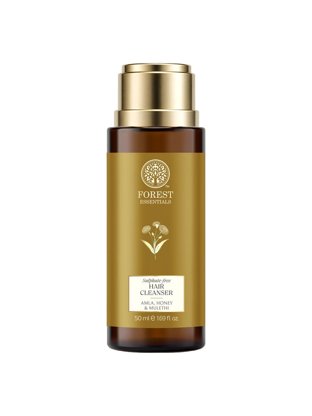 Forest Essentials Hair Cleanser Amla Honey & Mulethi Shampoo For Dull & Dry Hair - 50ml - view 1