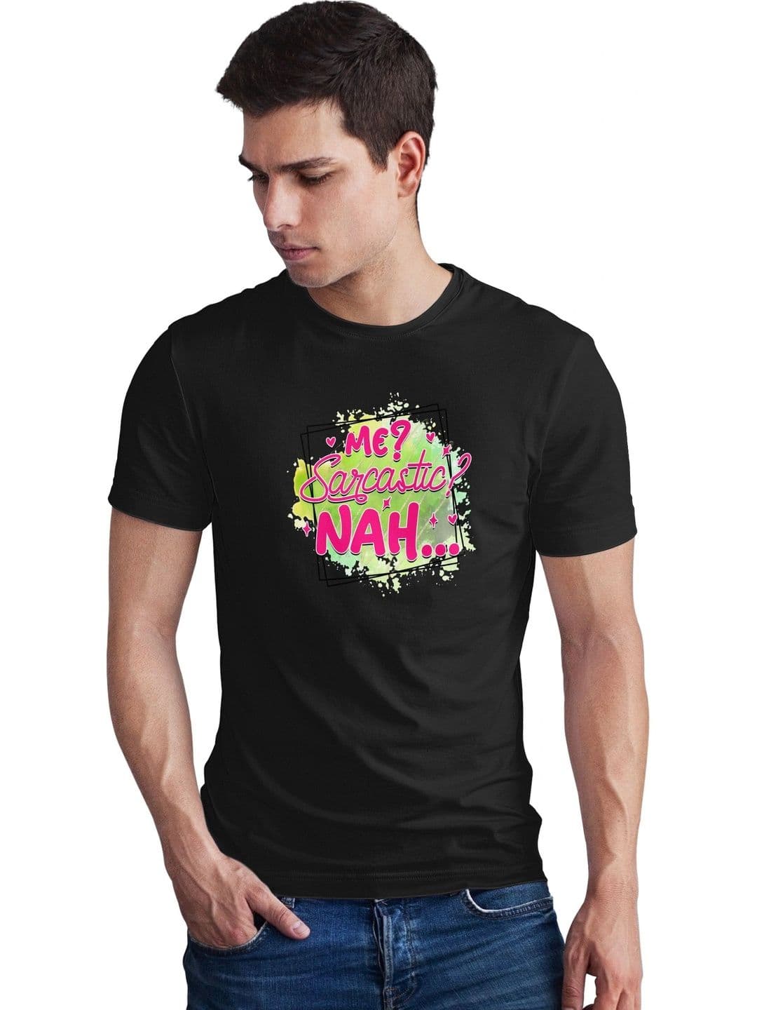 Seekbuylove Men Typography Printed Bio Finish T-shirt - view 1