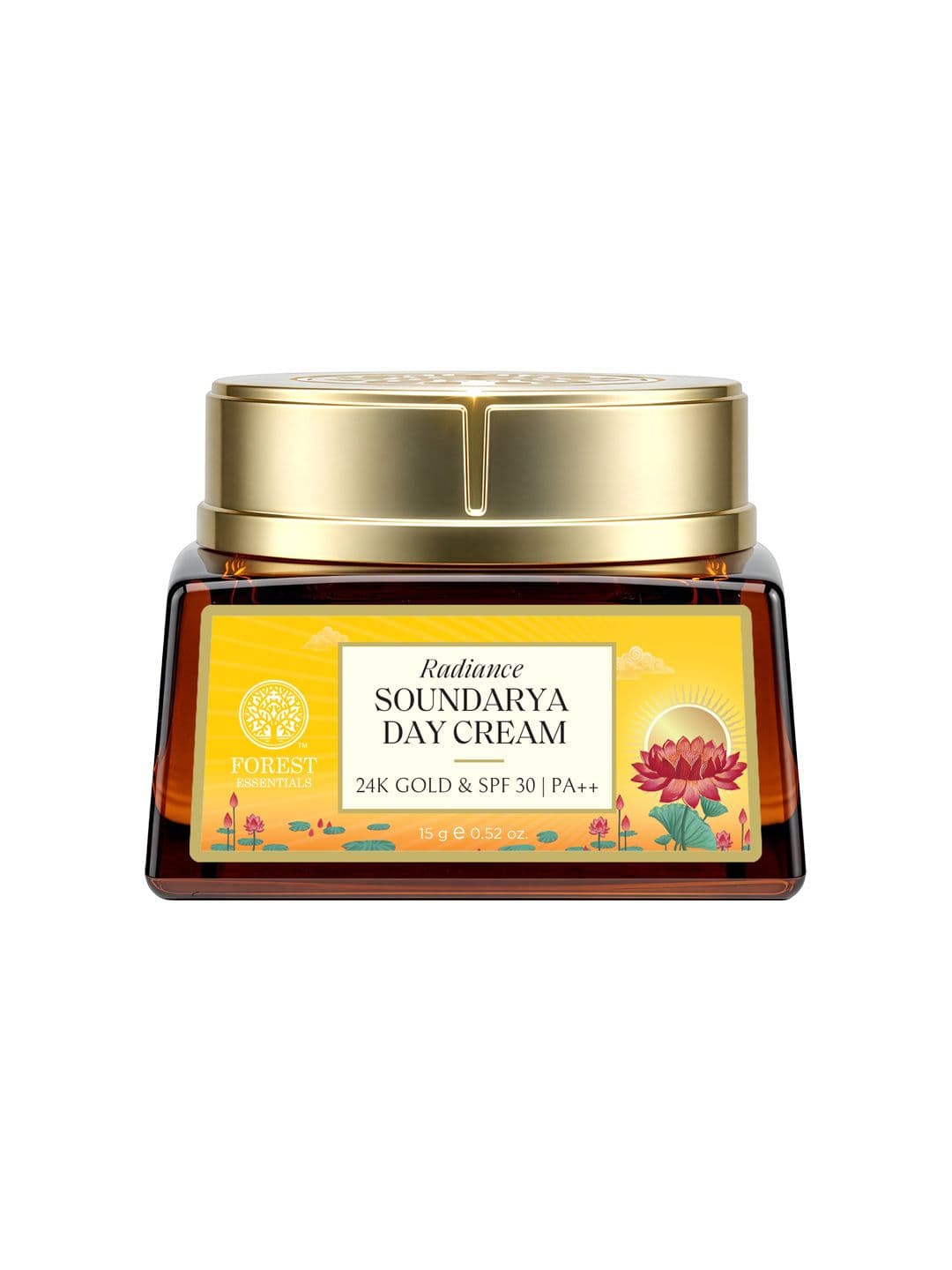 Forest Essentials Soundarya Anti Aging Radiance Cream With 24K Gold & SPF30 PA++ - 15g - view 1