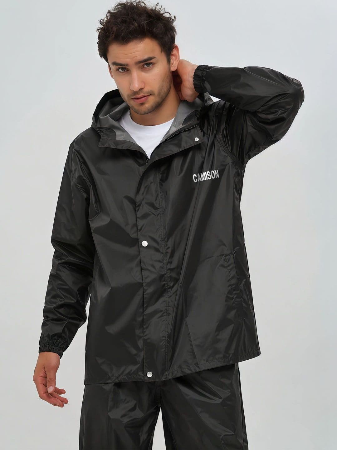 CAMISON Hooded Rain Jacket - view 1