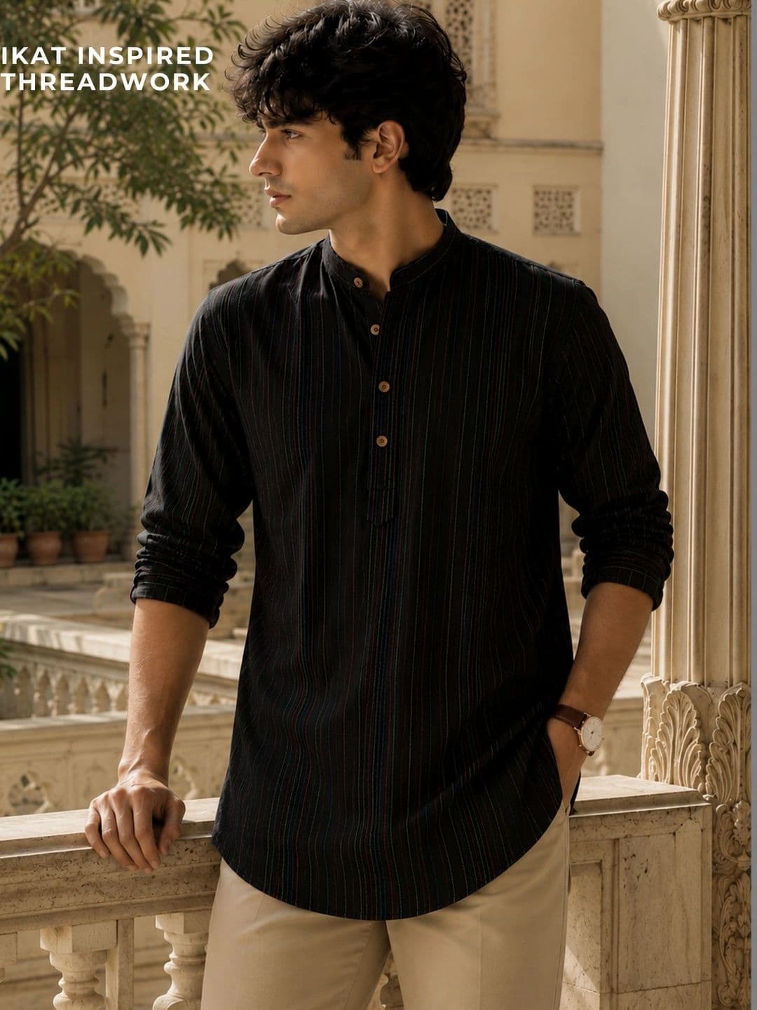 DENNISON Men Printed Kurta - view 1
