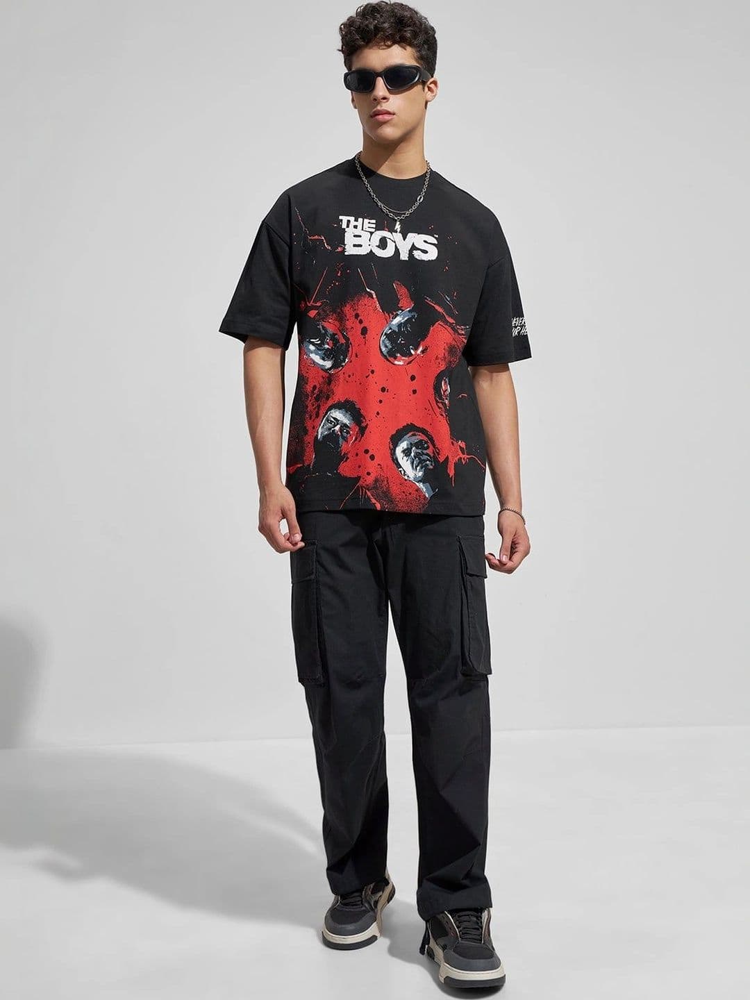 HIGHLANDER The Boys Graphic Printed Cotton T-shirt - view 1