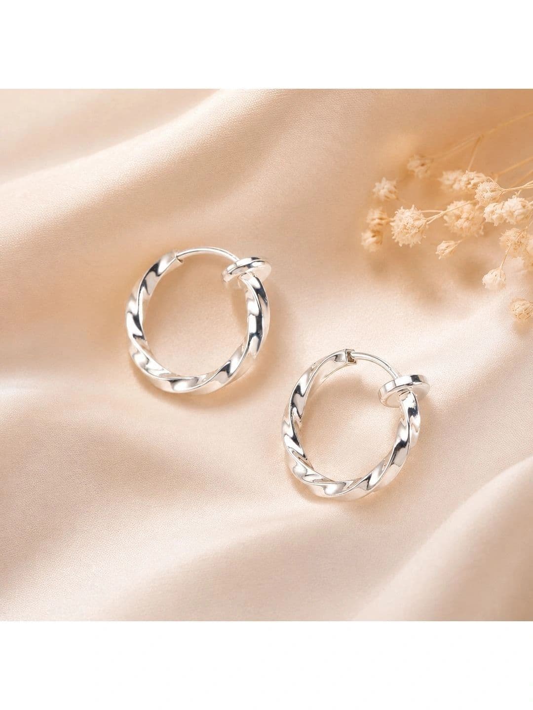 SALTY Stainless Steel Hoop Earrings - view 1