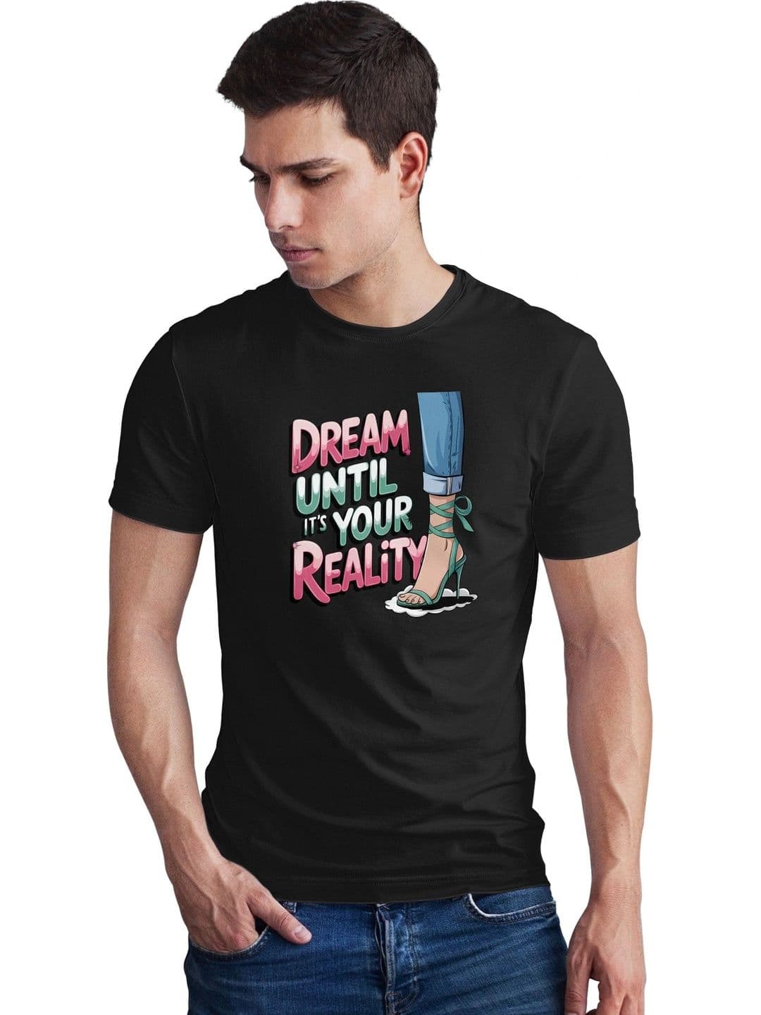 Seekbuylove Men Typography Printed Bio Finish T-shirt - view 1