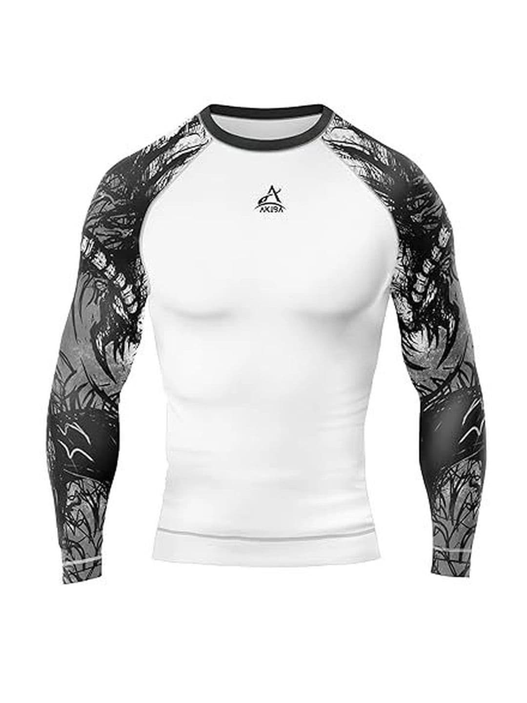 AKIBA Men Printed Compression T-shirt - view 1