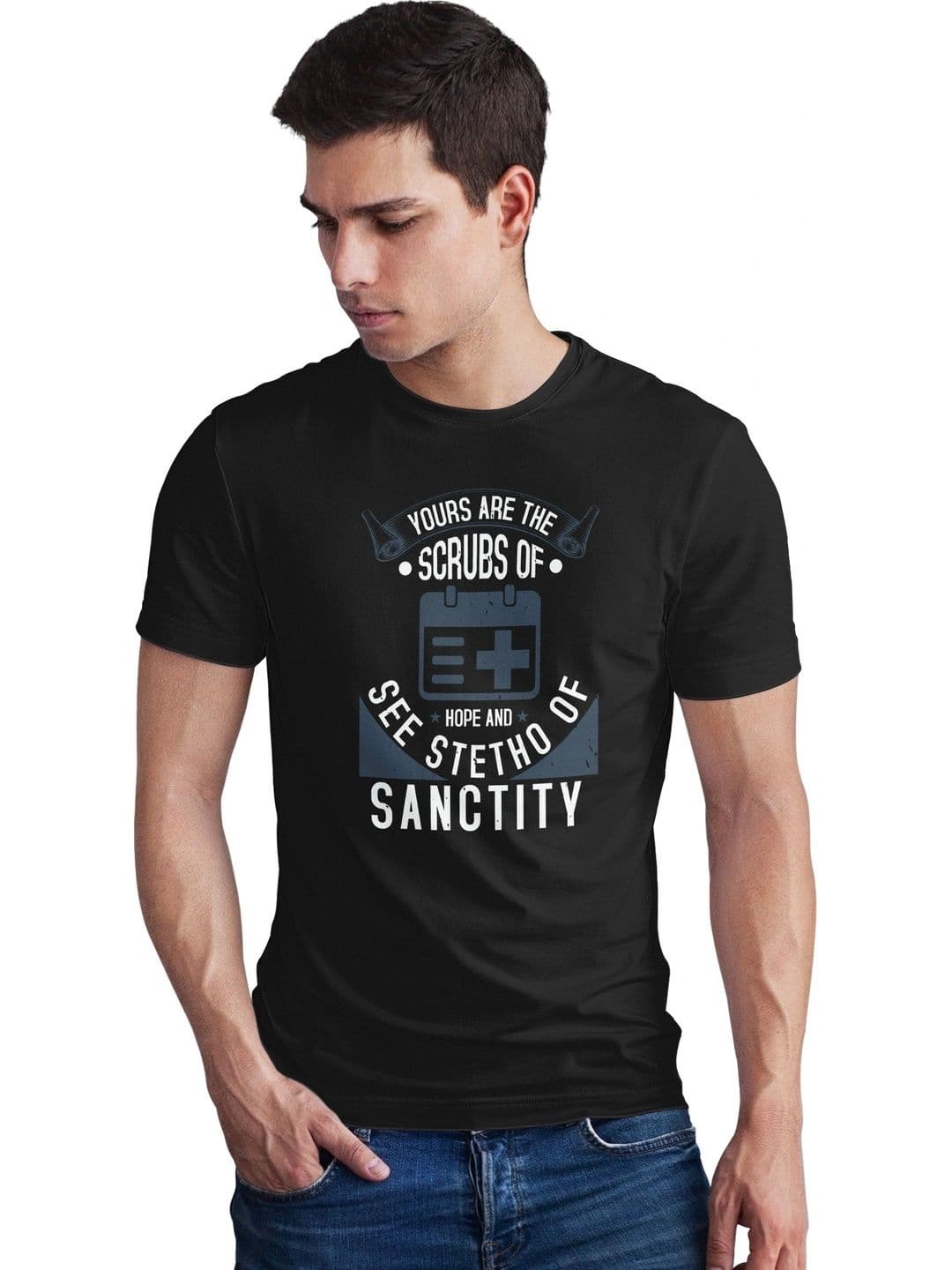 Seekbuylove Men Typography Printed Bio Finish T-shirt - view 1