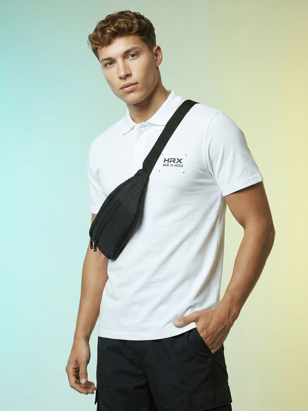 HRX by Hrithik Roshan Polo Collar T-shirt - view 1