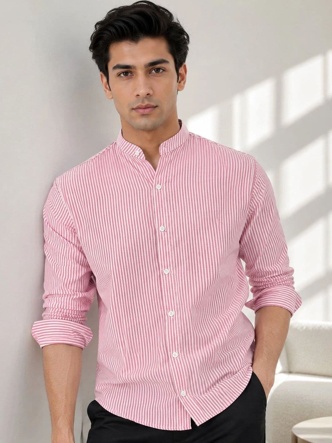 HERE&NOW Men Standard Striped Casual Shirt - view 1