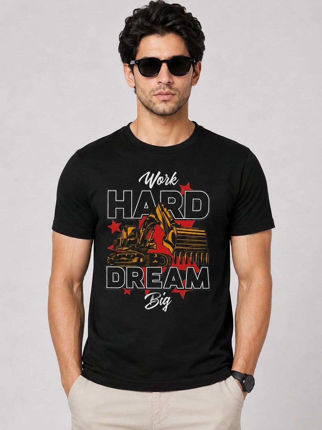 KAVYARA Men Typography Printed T-shirt - view 1