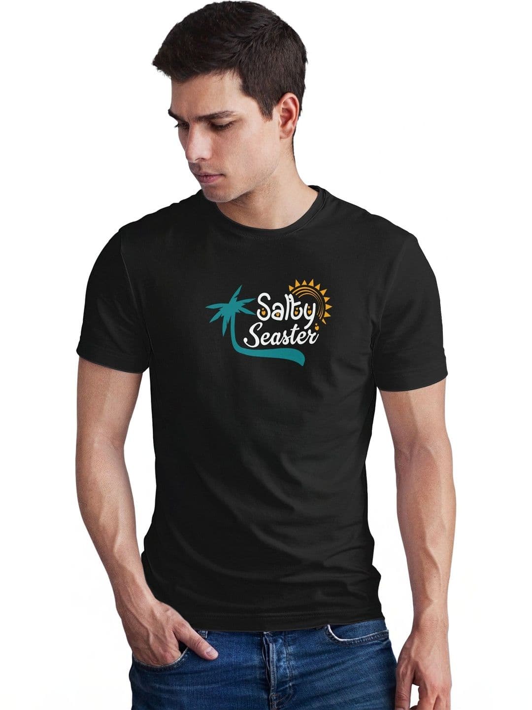 Seekbuylove Men Typography Printed Bio Finish T-shirt - view 1