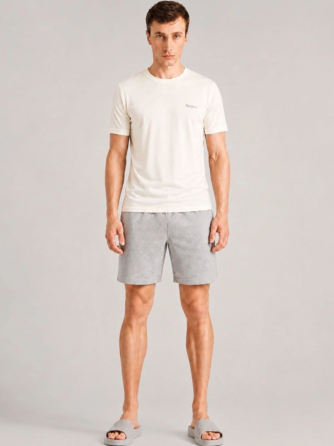 Pepe Jeans Mens Cotton Round Neck Lounge Tshirts - view 1