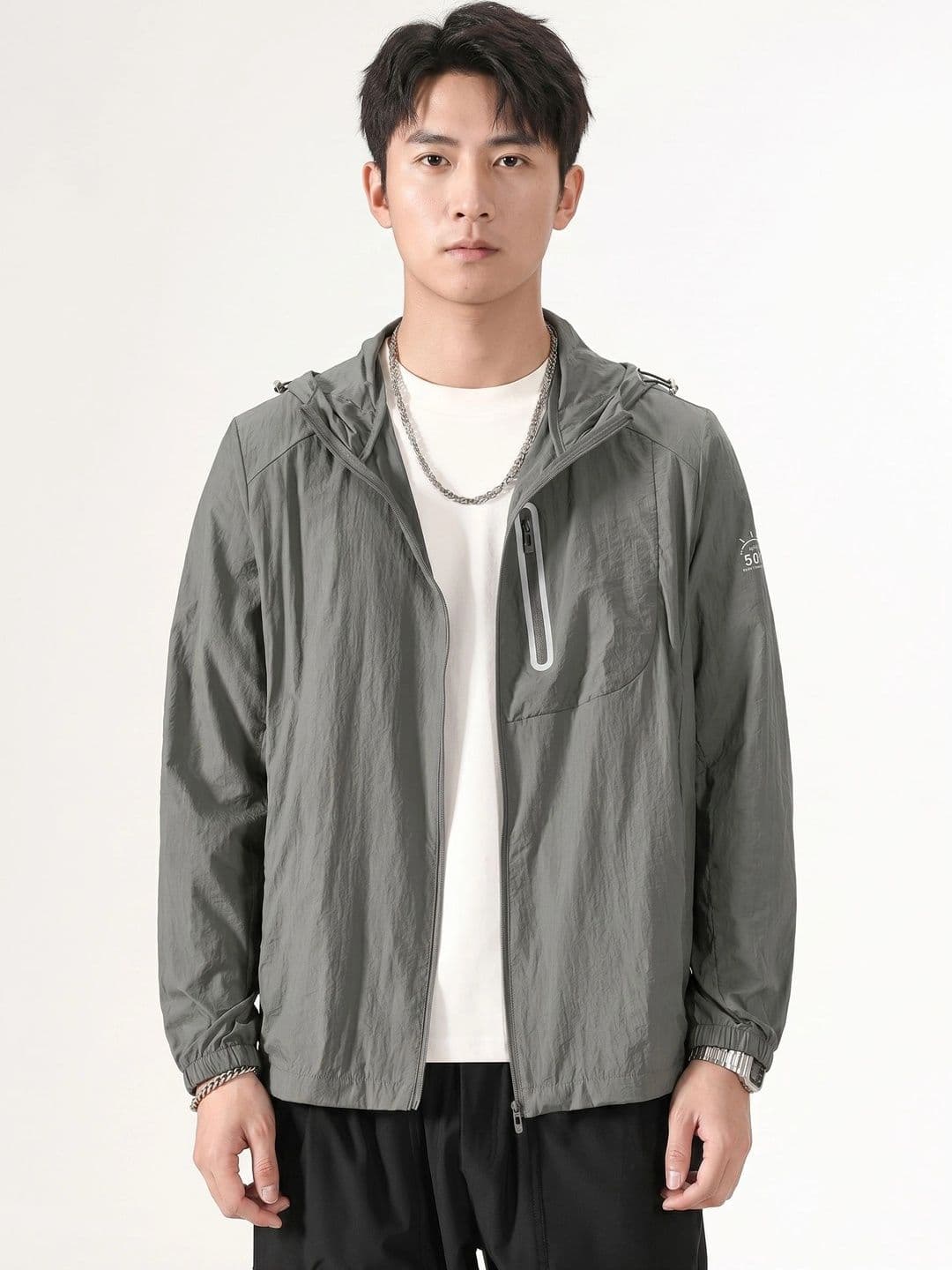 Suo Men Lightweight Outdoor Woven Jacket - view 1