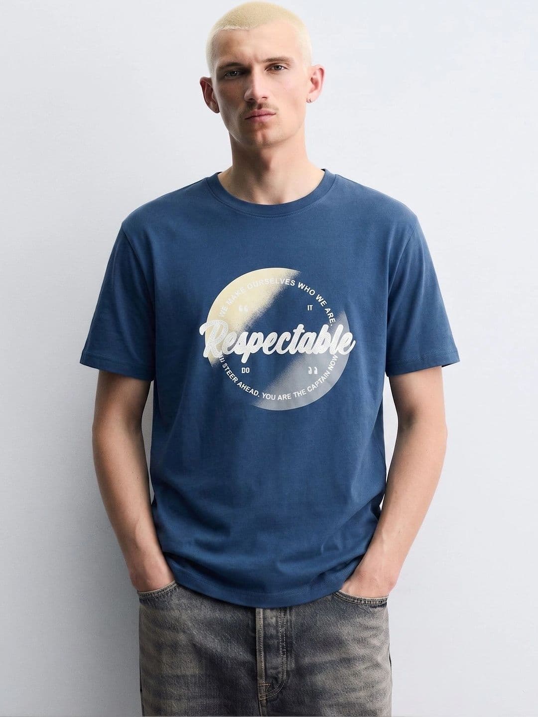 TMO Men Typography Printed T-shirt - view 1