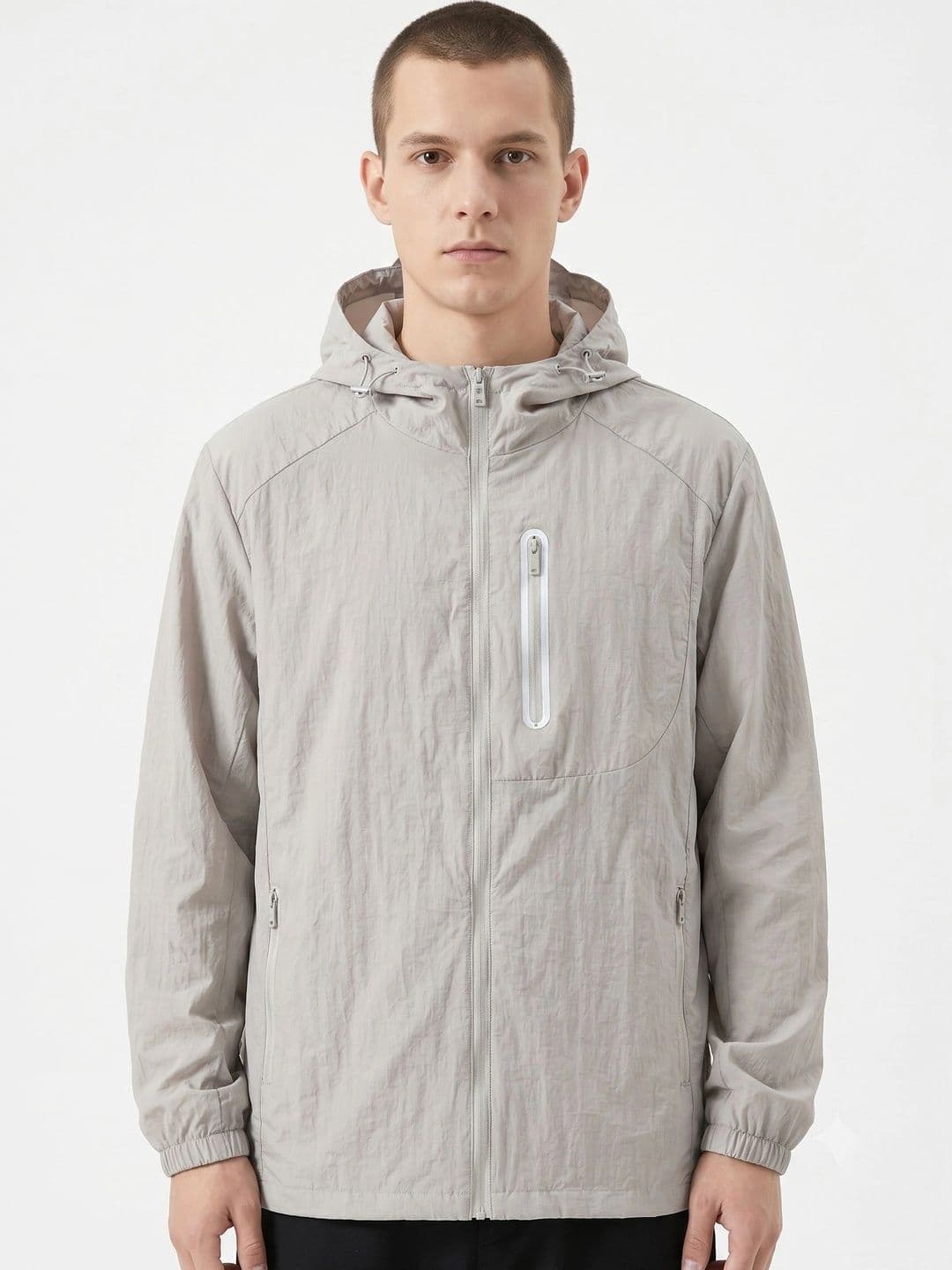 Suo Men Lightweight Outdoor Open Front Jacket - view 1