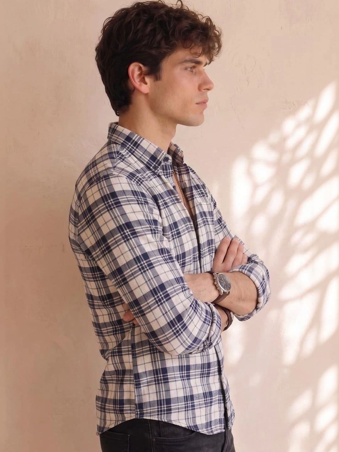BAESD Men Classic Tartan Checks Checked Casual Shirt - view 1