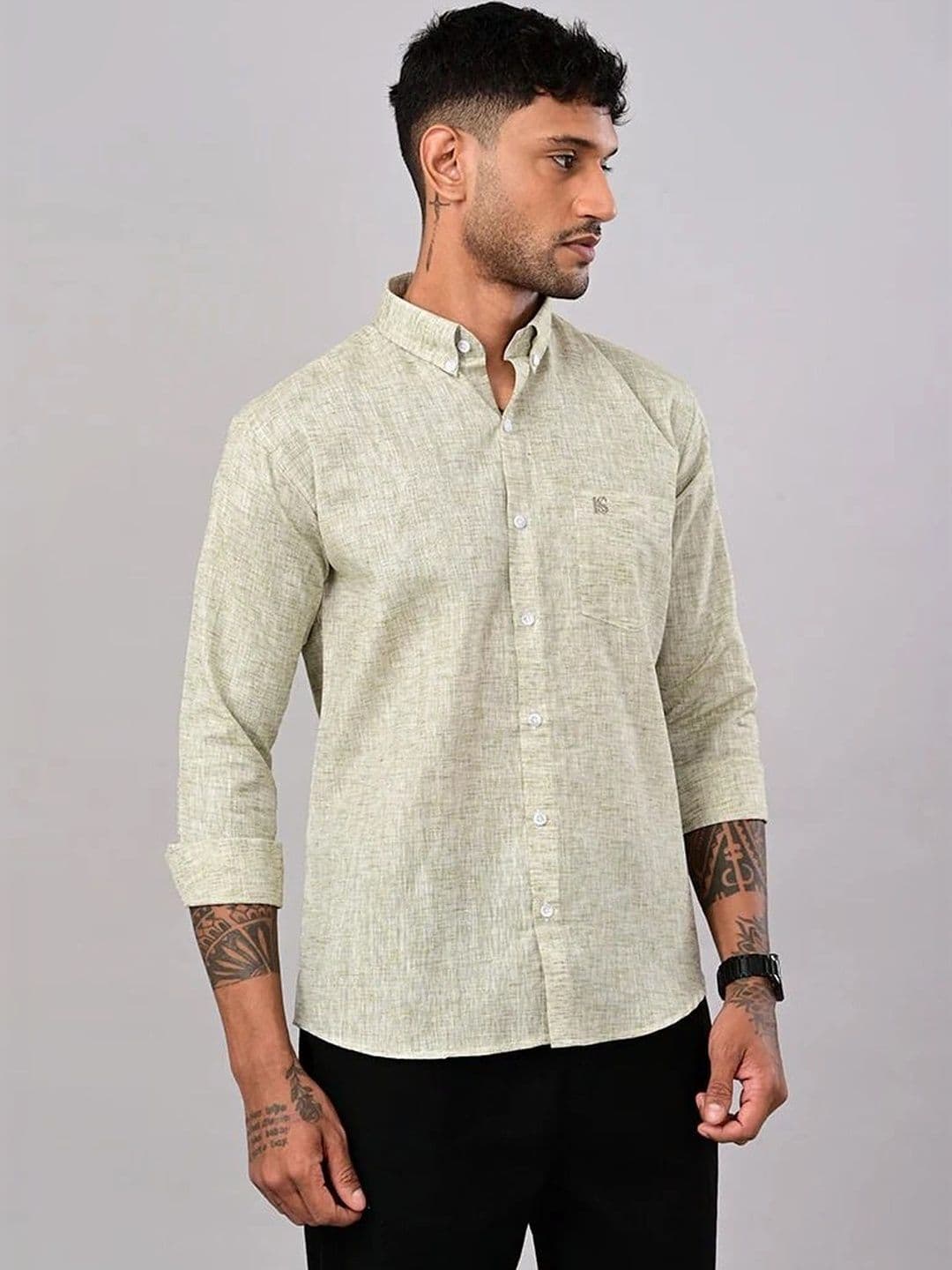KAPDASALE Relaxed Cotton Casual Shirt - view 1