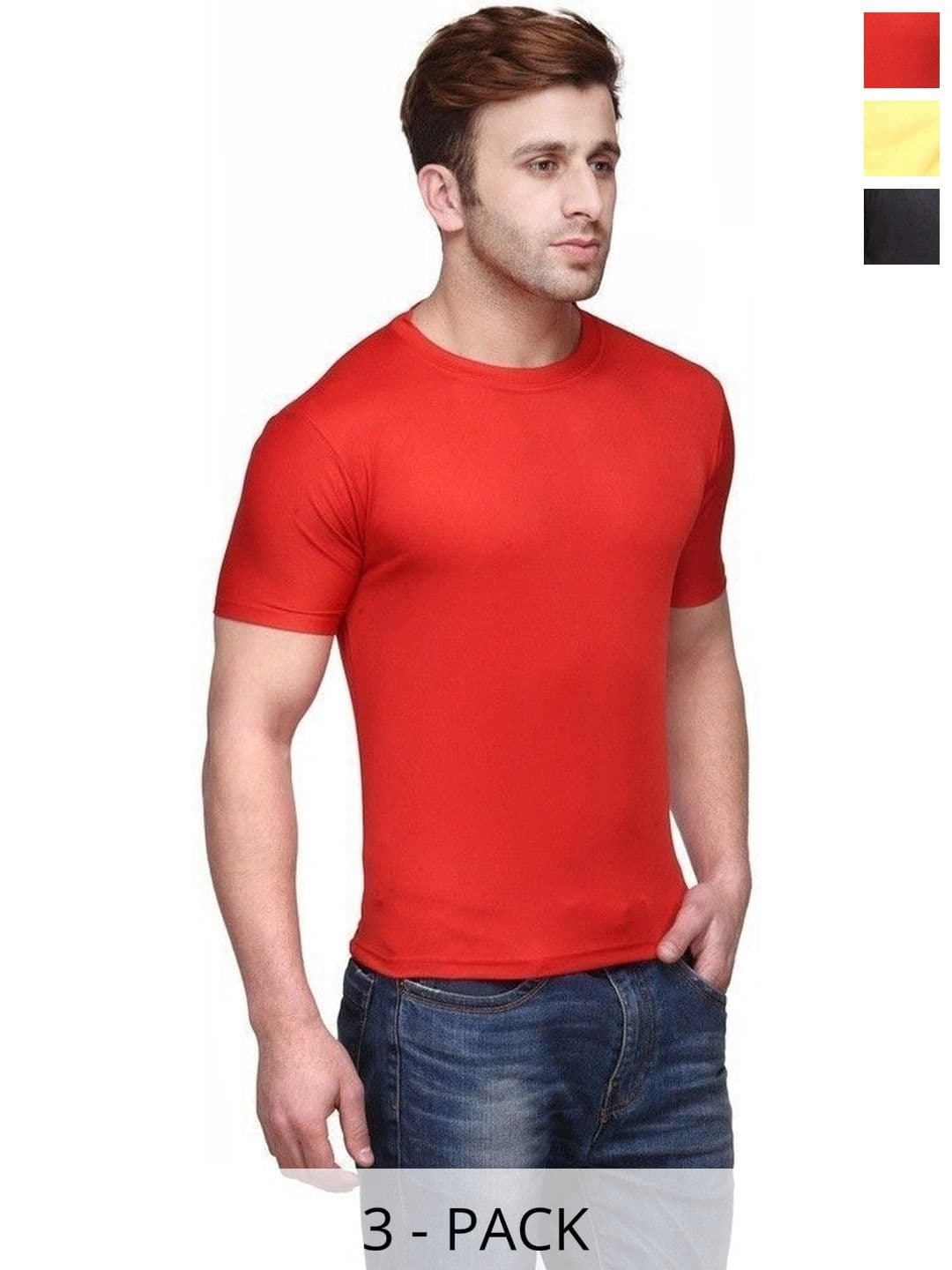 FUNKY GUYS Men 3 Slim Fit T-shirt - view 1